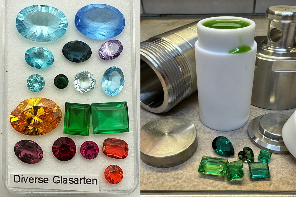 Synthetische Edelsteine und Glas Steine im Edelsteinlexikon Teil 3